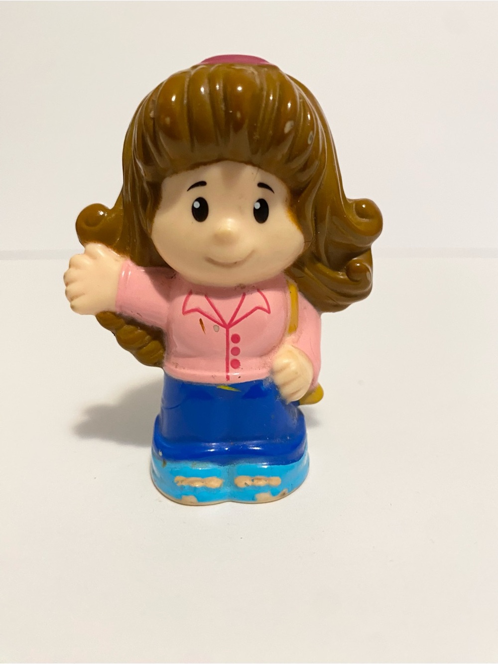 Little People Dollhouse Mom Long Brown Hair Figure Fisher Price Nursery 4/$20 🛑